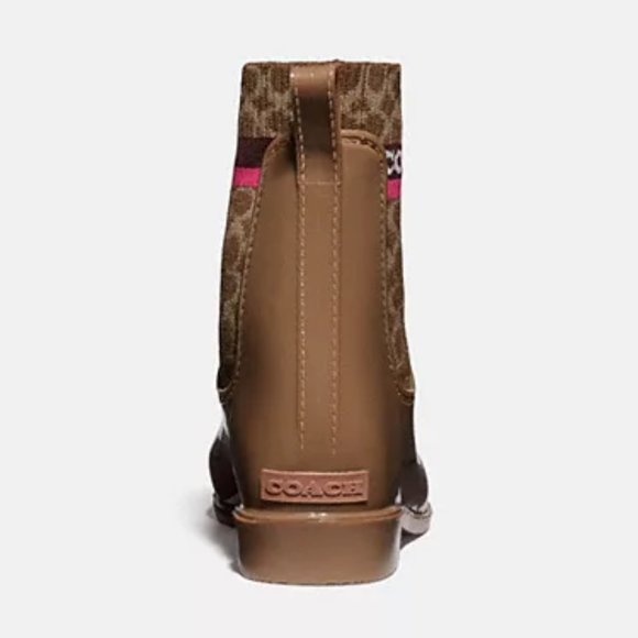 🌈🌦Coach Rivington Rain Bootie Size 7 and 8 - Picture 4 of 11